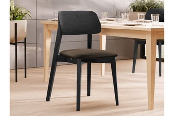 Ferrara Matstol - Brun/Svart - Products - Möbler - Fåtölj & stolar - Matstol & köksstol