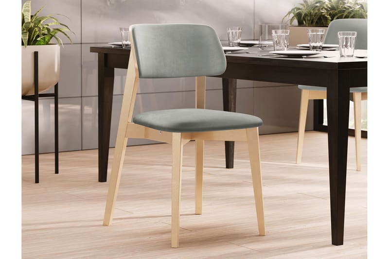 Ferrara Matstol - Grå/Beige - Products - Möbler - Fåtölj & stolar - Matstol & köksstol