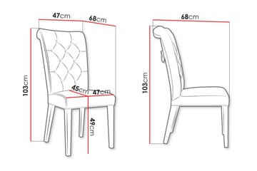 Garvin Matstol - Ljusgrå/Vit - Products - Möbler - Fåtölj & stolar - Matstol & köksstol