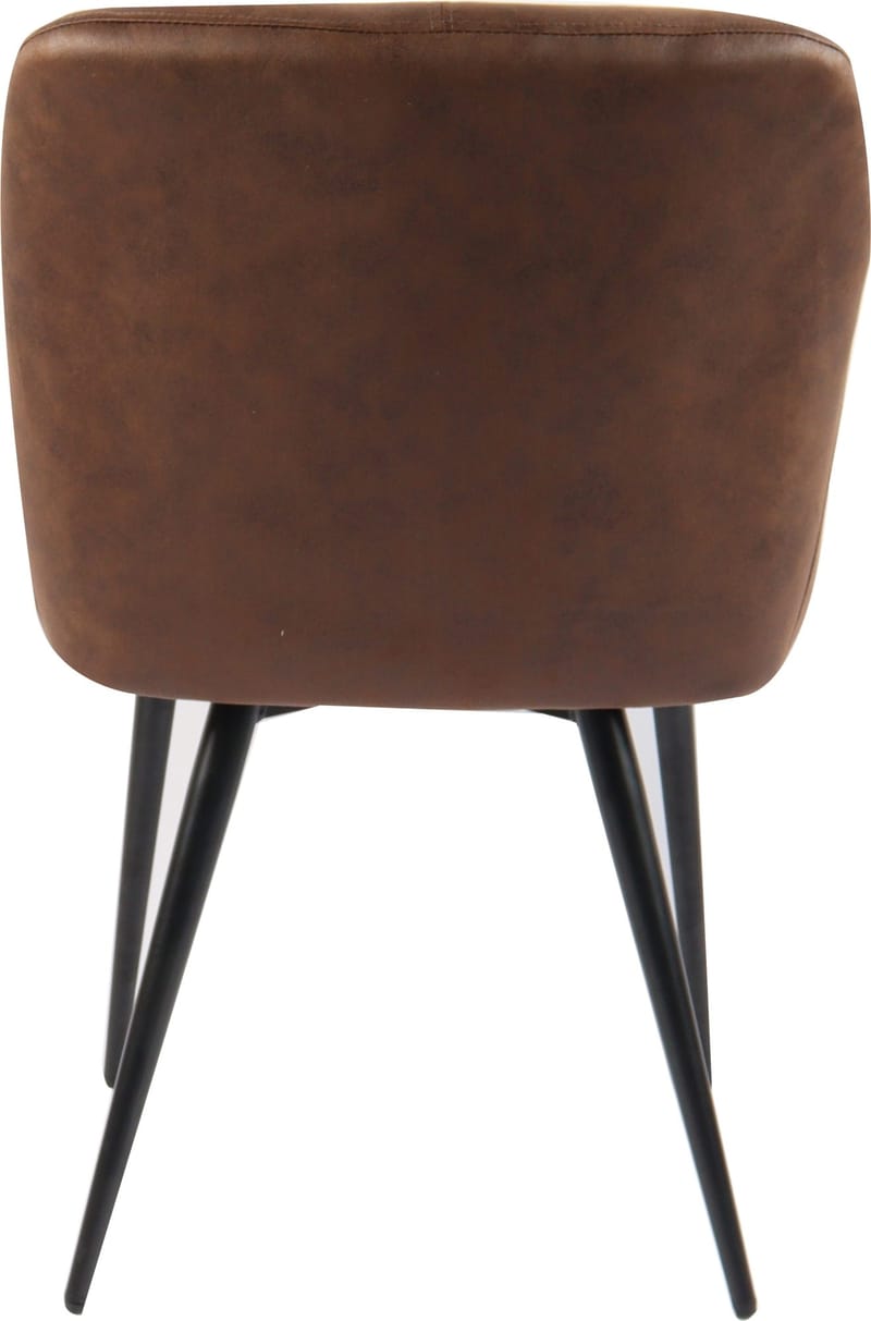 Karmstol i brun PU - Lamar - brun - Products - Möbler - Fåtölj & stolar - Karmstol