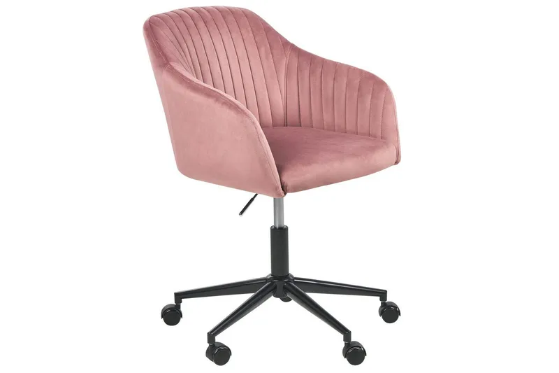 Kontorsstol Venice Rosa/Svart, Rosa/Svart