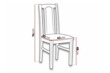 Lufti Matstol - Grå - Products - Möbler - Fåtölj & stolar - Matstol & köksstol