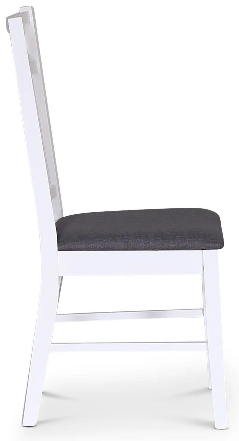 Matstol vit/grå - Sandhamn Gripsholm - Vit/grå - Products - Möbler - Fåtölj & stolar - Matstol & köksstol