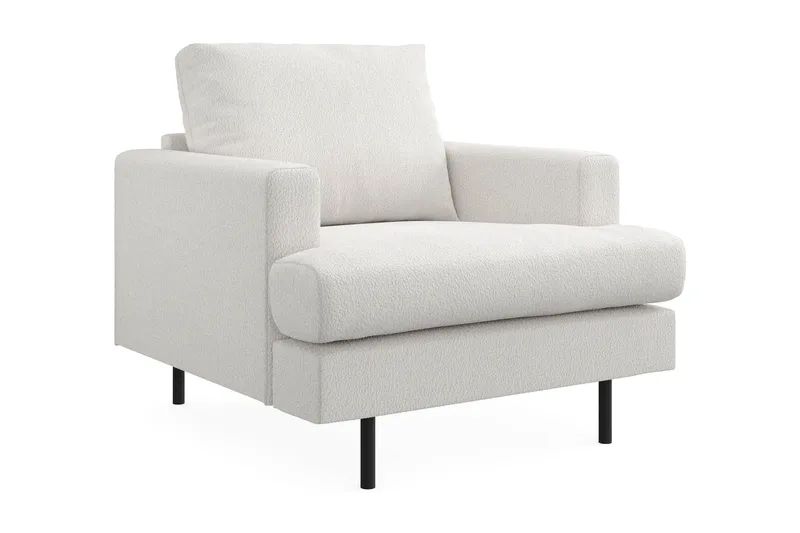 Menard Compact Fåtölj - Vit - Products - Möbler - Fåtölj & stolar - Fåtölj