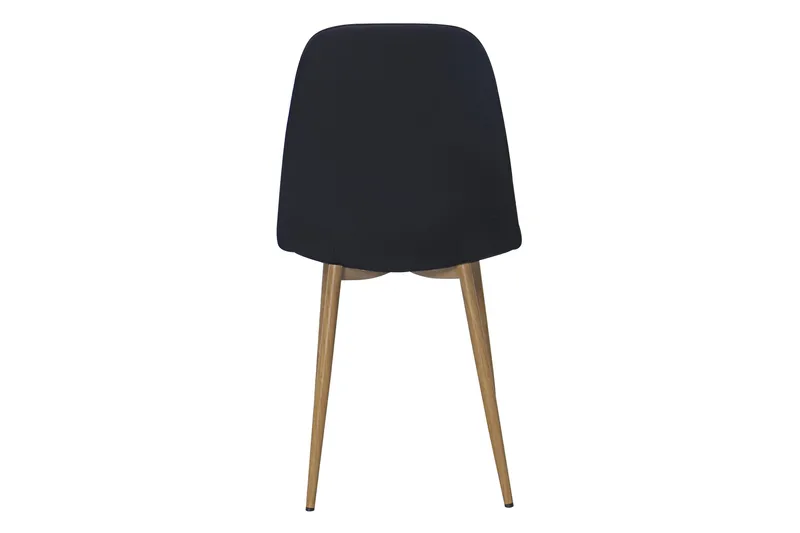 Nibe Matstol - Svart/Metallben Ek - Products - Möbler - Fåtölj & stolar - Matstol & köksstol