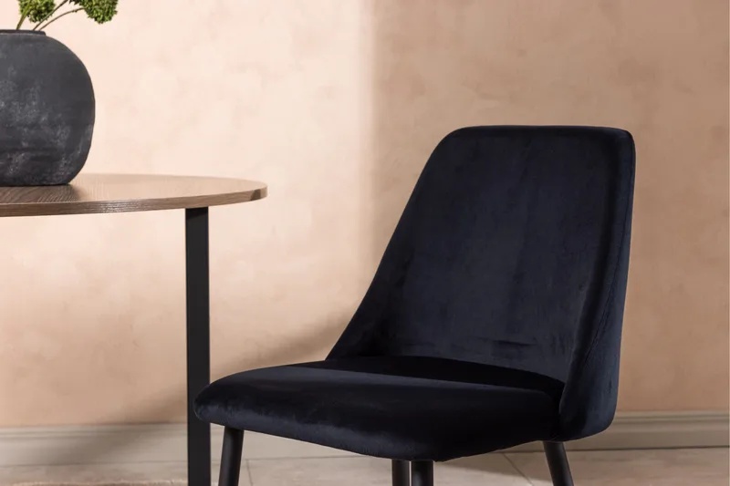 Night Matstol - Svart - Products - Möbler - Fåtölj & stolar - Matstol & köksstol