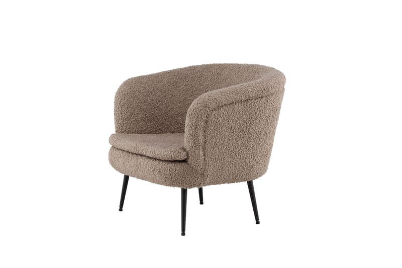 Nordkoster Loungefåtölj - Svart/Beige - Products - Möbler - Fåtölj & stolar - Fåtölj