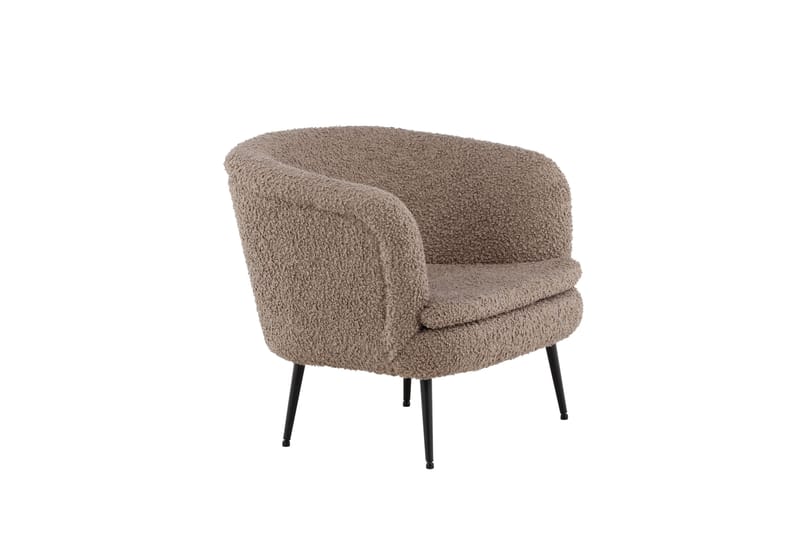 Nordkoster Loungefåtölj - Svart/Beige - Products - Möbler - Fåtölj & stolar - Fåtölj