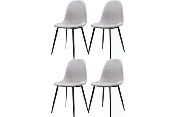 Oktoos Matstol - Grå/Svart - Products - Möbler - Fåtölj & stolar - Matstol & köksstol