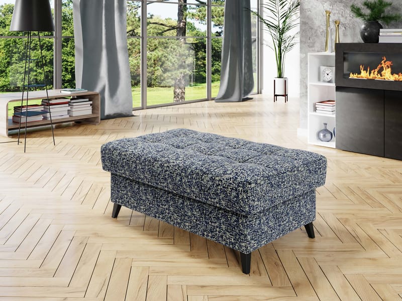 Amshyttan Fotpall 106 cm - Blå - Products - Möbler - Fåtölj & stolar - Pall & puff - Fotpallar