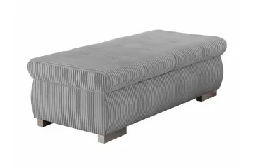 Cerys Fotpall 60 cm, Grå