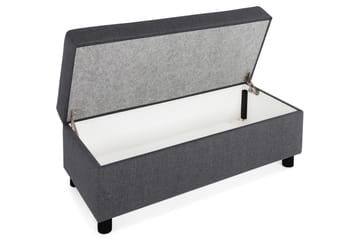 Crazy Fotpall med Förvaring 120x50 - Mörkgrå - Products - Möbler - Fåtölj & stolar - Pall & puff - Fotpallar