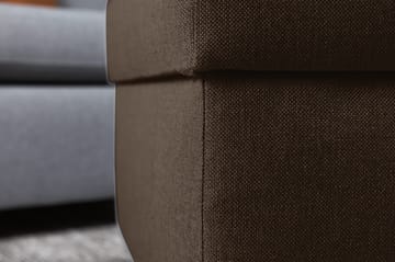 Crazy Fotpall med Förvaring 80x65 - Brun - Products - Möbler - Fåtölj & stolar - Pall & puff - Fotpallar