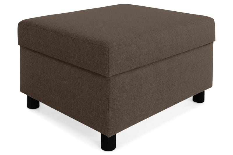 Crazy Fotpall med Förvaring 80x65, Brun