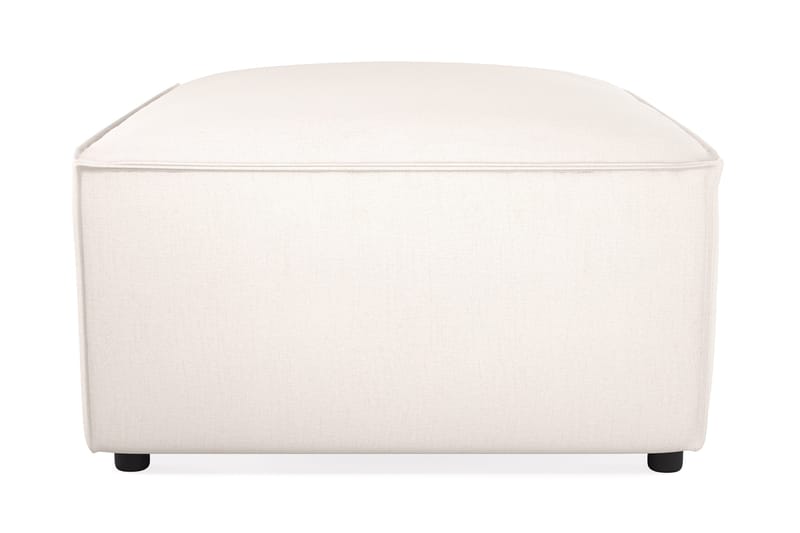 Cubo 1-sits  Rektangulär Fotpallsmodul i Tyg 80 cm bred - Ljusbeige - Products - Möbler - Fåtölj & stolar - Pall & puff - Fotpallar