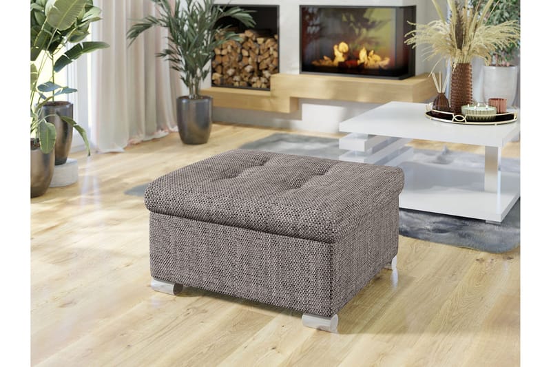 Dynir Fotpall 68 cm - Grå - Products - Möbler - Fåtölj & stolar - Pall & puff - Fotpallar