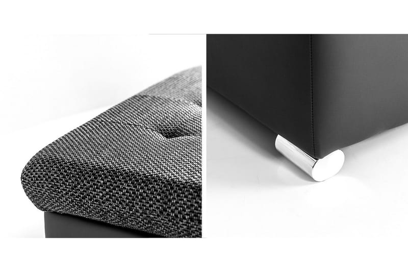 Dynir Fotpall 70 cm - Svart/Grön - Products - Möbler - Fåtölj & stolar - Pall & puff - Fotpallar