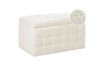 Fotpall Michigan Vit - Vit - Products - Möbler - Fåtölj & stolar - Pall & puff - Fotpallar