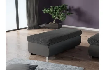 Gamal Fotpall 60 cm - Mörkgrå/Ljusgrå - Products - Möbler - Fåtölj & stolar - Pall & puff - Fotpallar