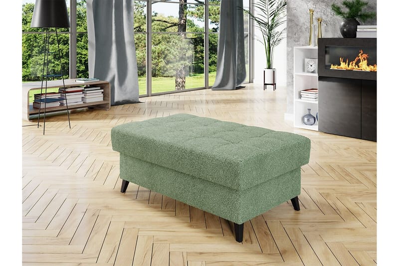 Kintore Fotpall 67 cm Green - Products - Möbler - Fåtölj & stolar - Pall & puff - Fotpallar