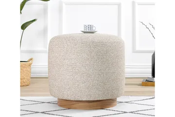 Namra Sittpuff 45 cm - Beige - Products - Möbler - Fåtölj & stolar - Pall & puff - Sittpuff