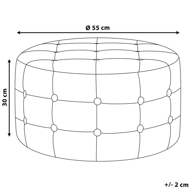 Puff Tampa - Grön - Products - Möbler - Fåtölj & stolar - Pall & puff - Sittpuff