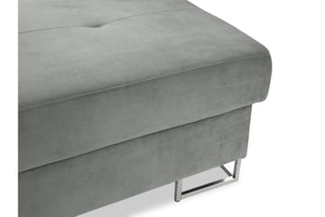 Reginia Fotpall 104 cm - Svart - Products - Möbler - Fåtölj & stolar - Pall & puff - Fotpallar