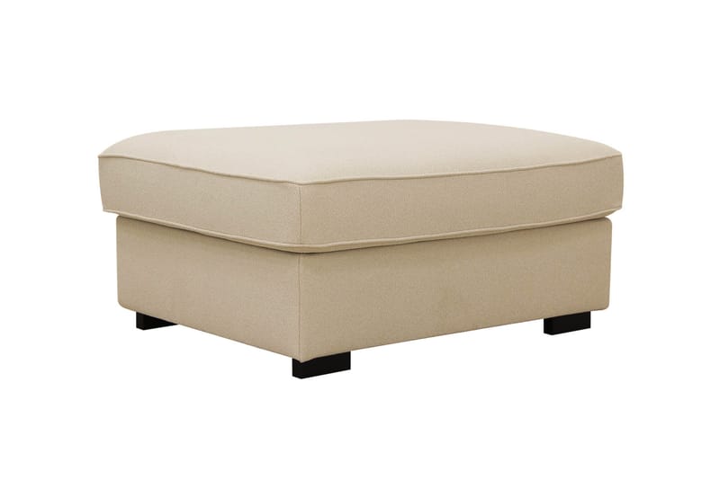 Rossita Fotpall i Bouclé, Beige