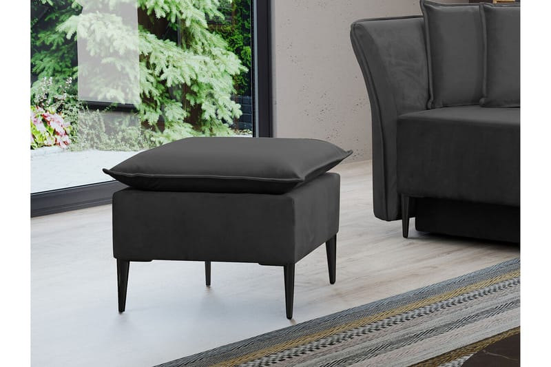 Staffin Fotpall 50 cm Dark grey - Products - Möbler - Fåtölj & stolar - Pall & puff - Fotpallar
