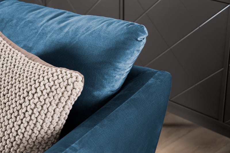 Trend Fotpall - Midnattsblå Sammet - Products - Möbler - Fåtölj & stolar - Pall & puff - Fotpallar