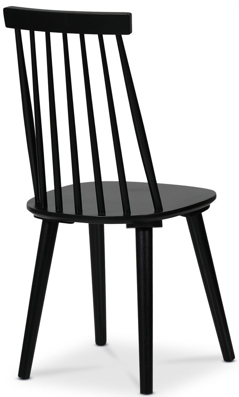 Pinnstol svart - Lotten - svart - Products - Möbler - Fåtölj & stolar - Matstol & köksstol