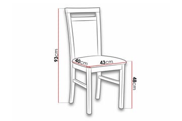 Roma Matstol Black and white - Products - Möbler - Fåtölj & stolar - Matstol & köksstol