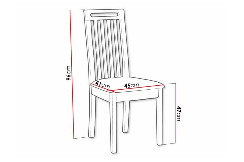 Rowden Matstol - Vit - Products - Möbler - Fåtölj & stolar - Matstol & köksstol