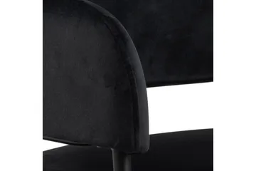 Schoer Karmstol - Svart/Matt Svart - Products - Möbler - Fåtölj & stolar - Karmstol