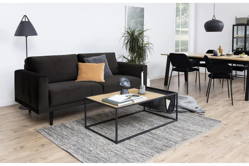 Schoer Karmstol - Svart/Matt Svart - Products - Möbler - Fåtölj & stolar - Karmstol