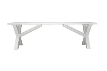 Scottsdale Sittbänk 140 cm Vit - KWA - Products - Möbler - Fåtölj & stolar - Sittbänk