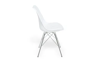 Shell Matstol Konstläder - Pu/Krom - Products - Möbler - Fåtölj & stolar - Matstol & köksstol