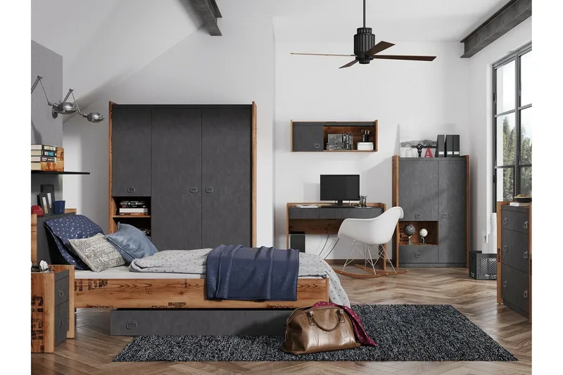 Rathmore Sängkista 140 cm - Grå - Products - Möbler - Fåtölj & stolar - Sittbänk - Sängbänk