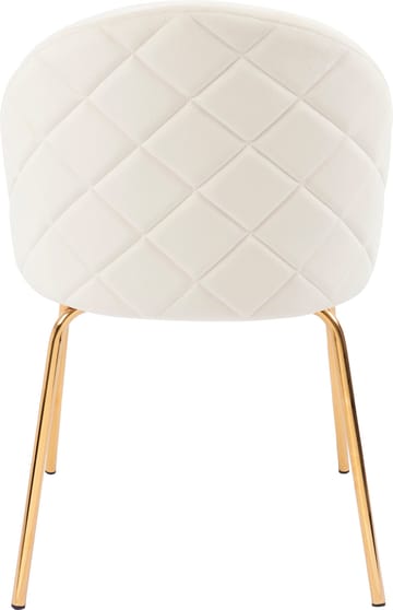 Stol beige sammet guldiga ben - Plaza - Beige - Products - Möbler - Fåtölj & stolar - Matstol & köksstol