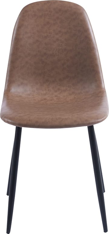 Stol i brunt läderutseende - Vintagebrun - Products - Möbler - Fåtölj & stolar - Matstol & köksstol