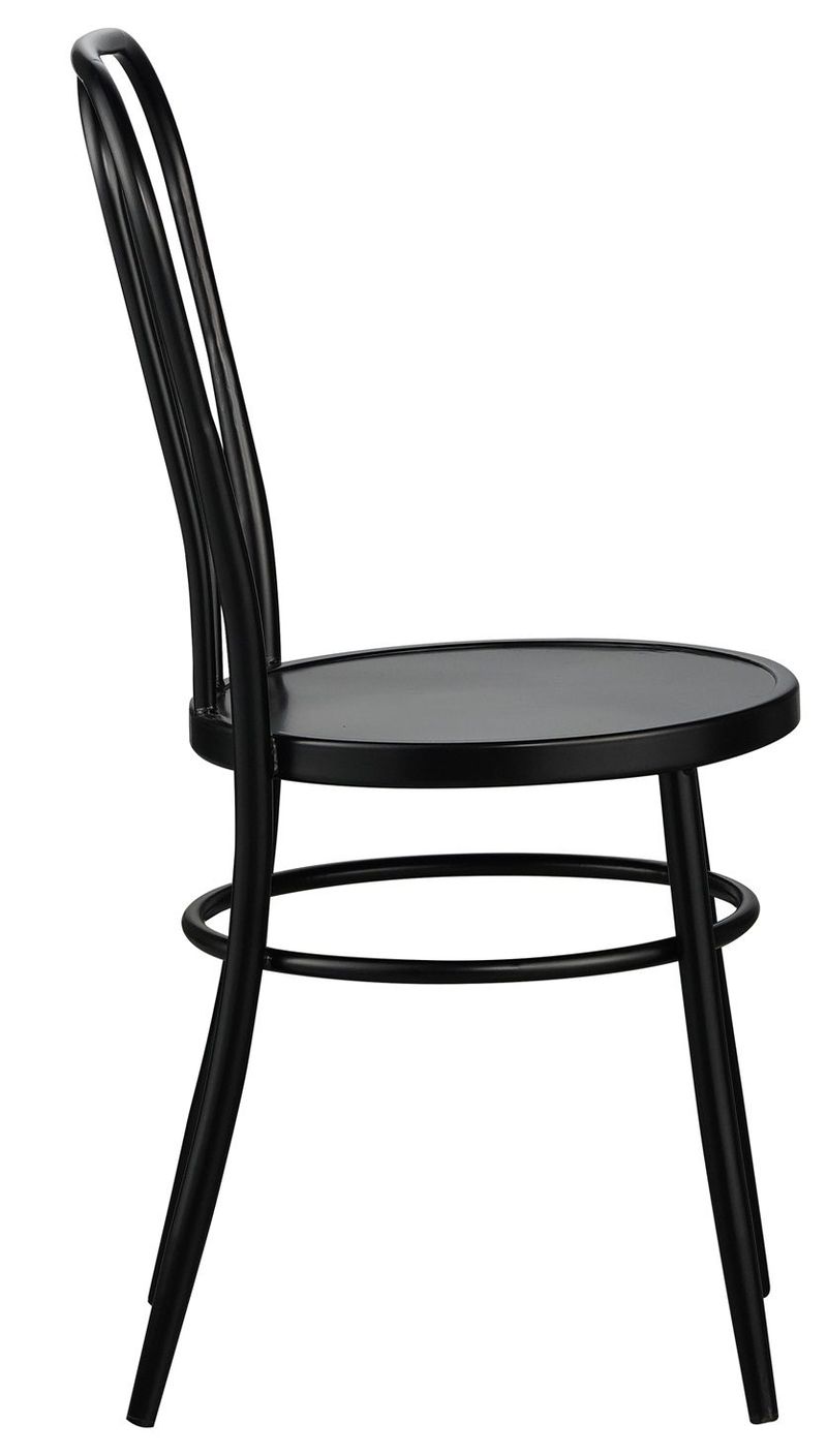 Stol i svart metall - No18 - Svart - Products - Möbler - Fåtölj & stolar - Matstol & köksstol