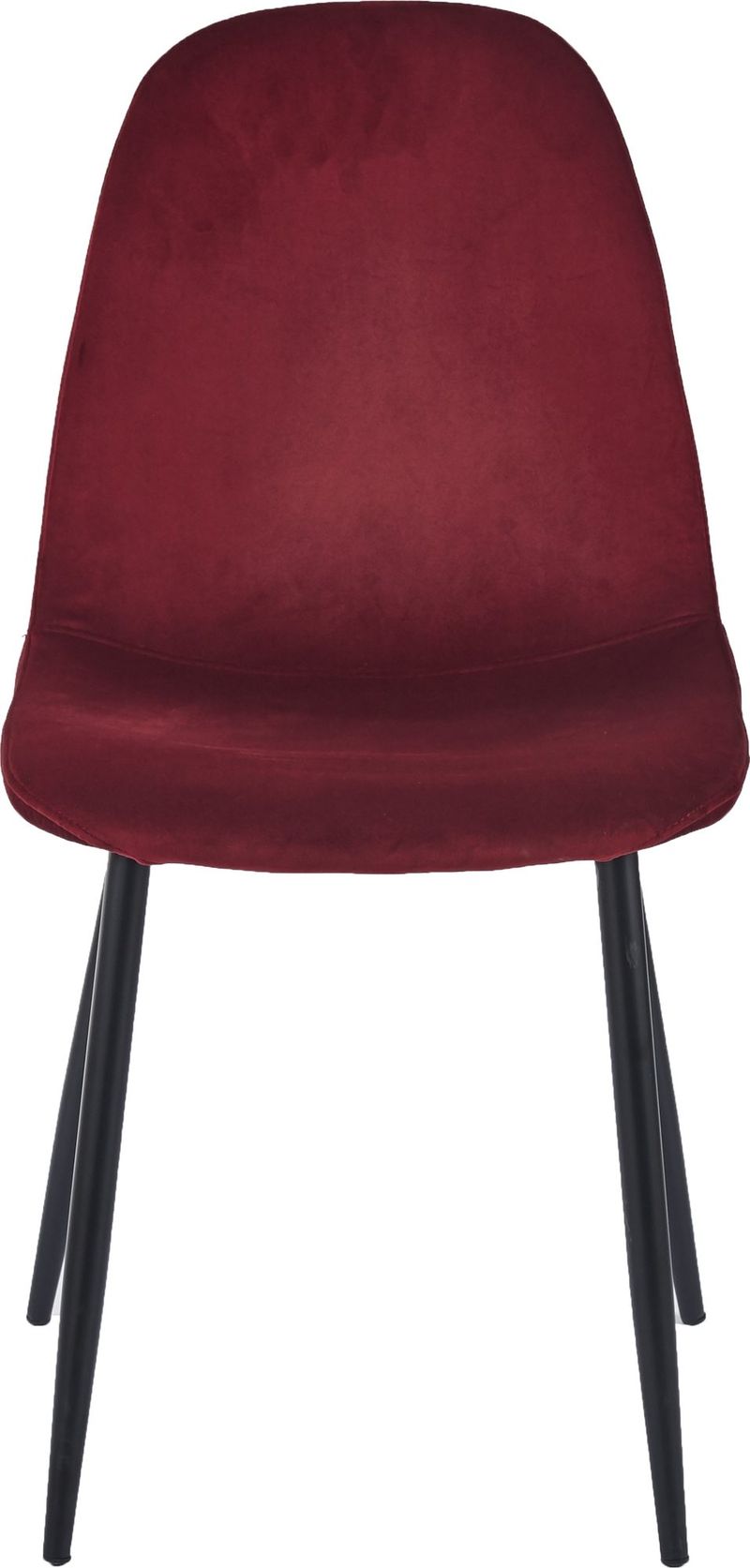 Stol vinröd sammet - Carisma, vinröd