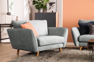 Trend Lyx Fåtölj - Grå/Svart - Products - Möbler - Fåtölj & stolar - Fåtölj