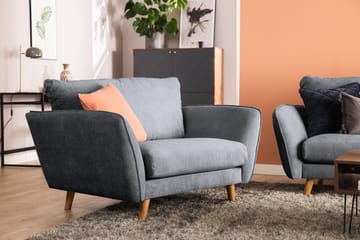 Trend Lyx Fåtölj - Mörkgrå/Ek - Products - Möbler - Fåtölj & stolar - Fåtölj