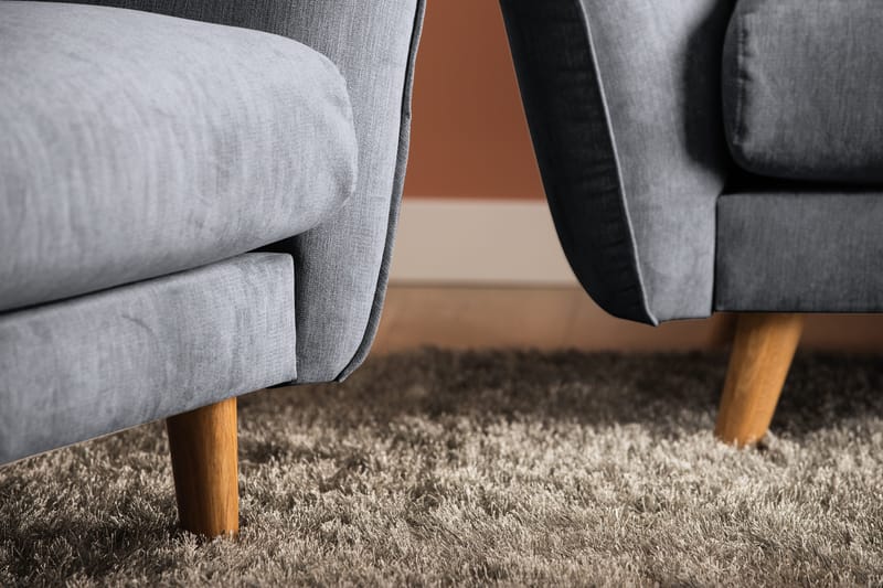 Trend Lyx Fåtölj - Mörkgrå/Svart - Products - Möbler - Fåtölj & stolar - Fåtölj