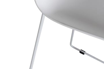 Wave Barstol - Vit/Vit - Products - Möbler - Fåtölj & stolar - Barstol & barpall