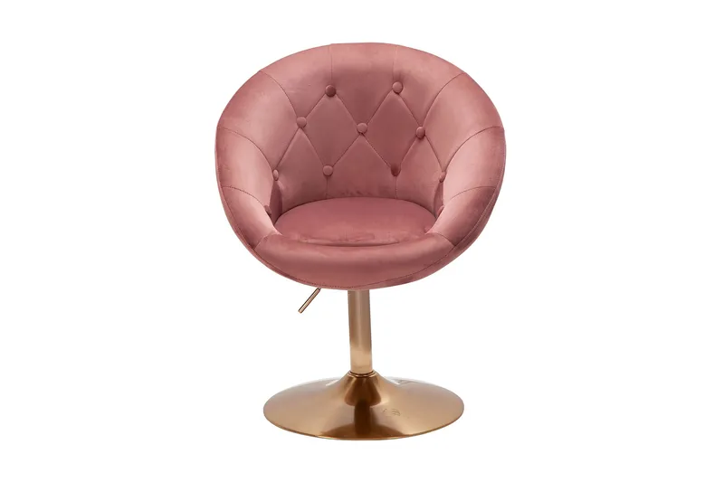 Willowdale Kontorsstol - Mörkrosa/Guld - Products - Möbler - Fåtölj & stolar - Kontorsstol & skrivbordsstol