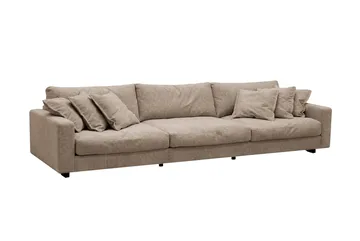 Valencia Extra Djup 5-sits Soffa i Chenille - Brun - Products - Möbler - Soffa