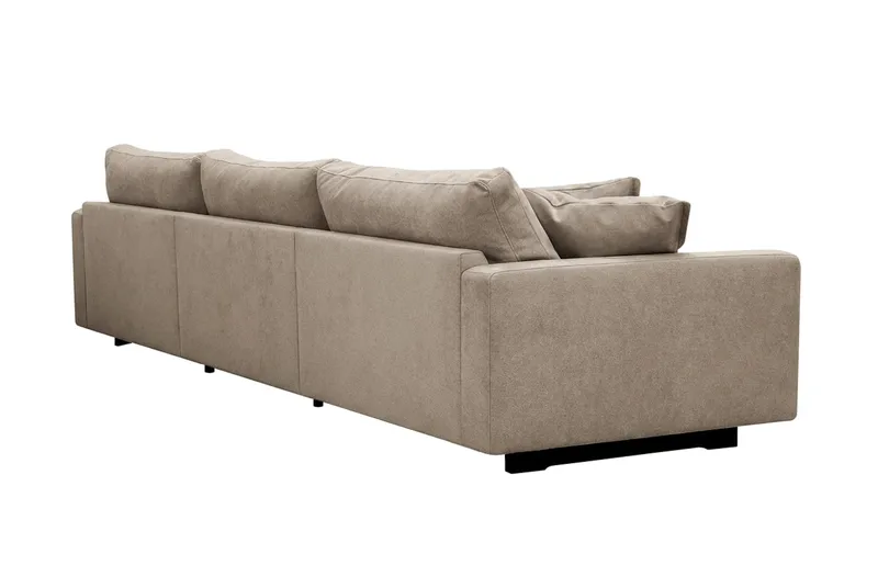 Valencia Extra Djup 5-sits Soffa i Chenille - Brun - Products - Möbler - Soffa