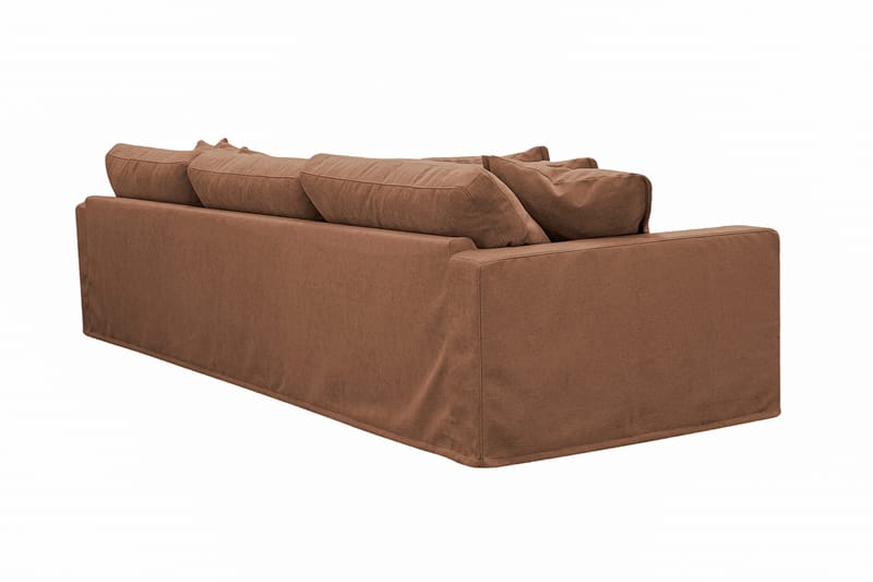 Valencia Extra Djup 5-sits Soffa med avtagbar och tvättbar klädsel - Rostbrun - Products - Möbler - Soffa
